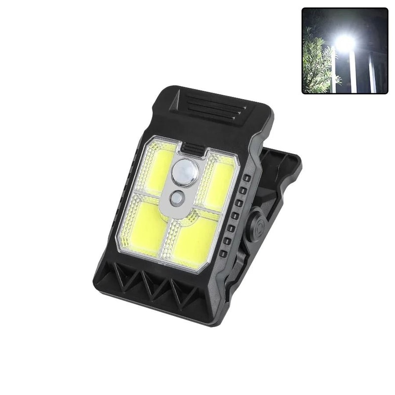 Outdoor Solar LED Clip Light With Motion Sensor For Garden And Camping 8