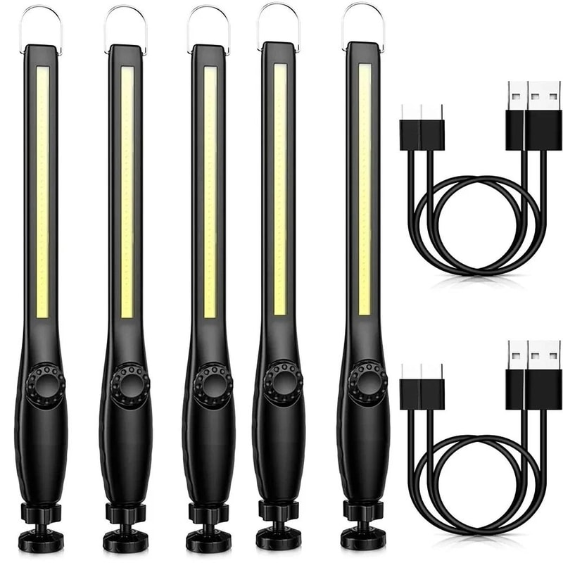 COB LED Magnetic Work Light USB Rechargeable Inspection And Camping Lamp 10