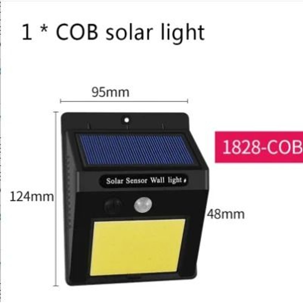 Solar LED Motion Sensor Wall Light With 40 LED Beads For Outdoor Use 7