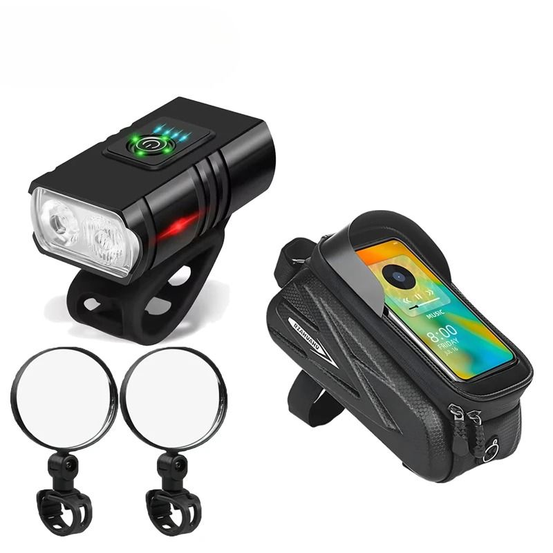 USB Rechargeable Bicycle Front Light With 1000 Lumen LED Headlight 11