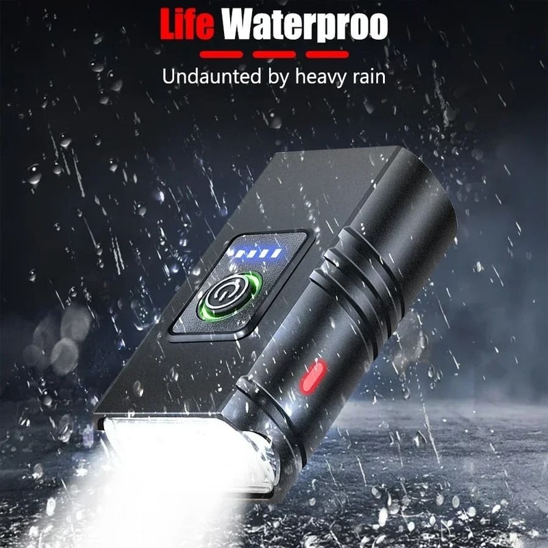 USB Rechargeable Bicycle Front Light With 1000 Lumen LED Headlight 4