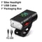 USB Rechargeable Bicycle Front Light With 1000 Lumen LED Headlight 6