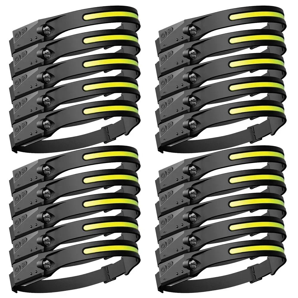 USB Rechargeable COB LED Sensor Headlamp With 5 Lighting Modes 13