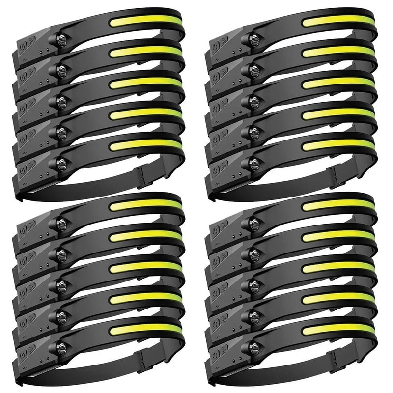 USB Rechargeable COB LED Sensor Headlamp With 5 Lighting Modes 13