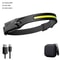 USB Rechargeable COB LED Sensor Headlamp With 5 Lighting Modes 14