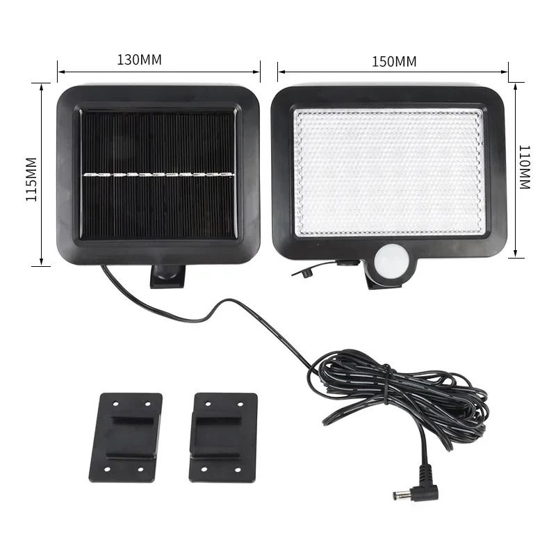 106 LED Solar Motion Sensor Floodlight With Remote Control 6