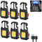 Mini LED Keychain Work Light With USB Rechargeable Battery And Safety Tools 10
