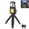 Mini LED Keychain Work Light With USB Rechargeable Battery And Safety Tools 12