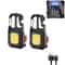 Mini LED Keychain Work Light With USB Rechargeable Battery And Safety Tools 13