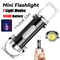Mini LED Flashlight With Magnetic Base And Red Warning Light For Outdoor Use 6