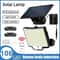 106 LED Solar Motion Sensor Flood Light With Separate Panel For Outdoor Use 0