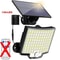 106 LED Solar Motion Sensor Flood Light With Separate Panel For Outdoor Use 8