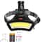 ZK40 Wide Angle COB LED Headlamp With USB Rechargeable Dual Battery Design 8