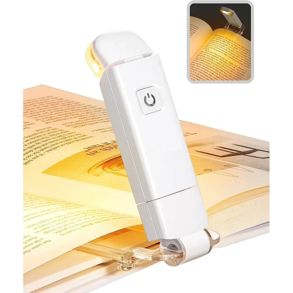 Mini LED Clip On Book Light Portable Reading Lamp With Eye Protection 7