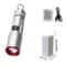Multifunctional Mini Rechargeable Flashlight With Telescopic Zoom And Keychain Ring 9