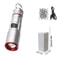 Multifunctional Mini Rechargeable Flashlight With Telescopic Zoom And Keychain Ring 9