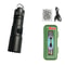 Multifunctional Mini Rechargeable Flashlight With Telescopic Zoom And Keychain Ring 11