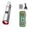 Multifunctional Mini Rechargeable Flashlight With Telescopic Zoom And Keychain Ring 12