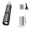 Multifunctional Mini Rechargeable Flashlight With Telescopic Zoom And Keychain Ring 6