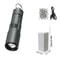Multifunctional Mini Rechargeable Flashlight With Telescopic Zoom And Keychain Ring 6