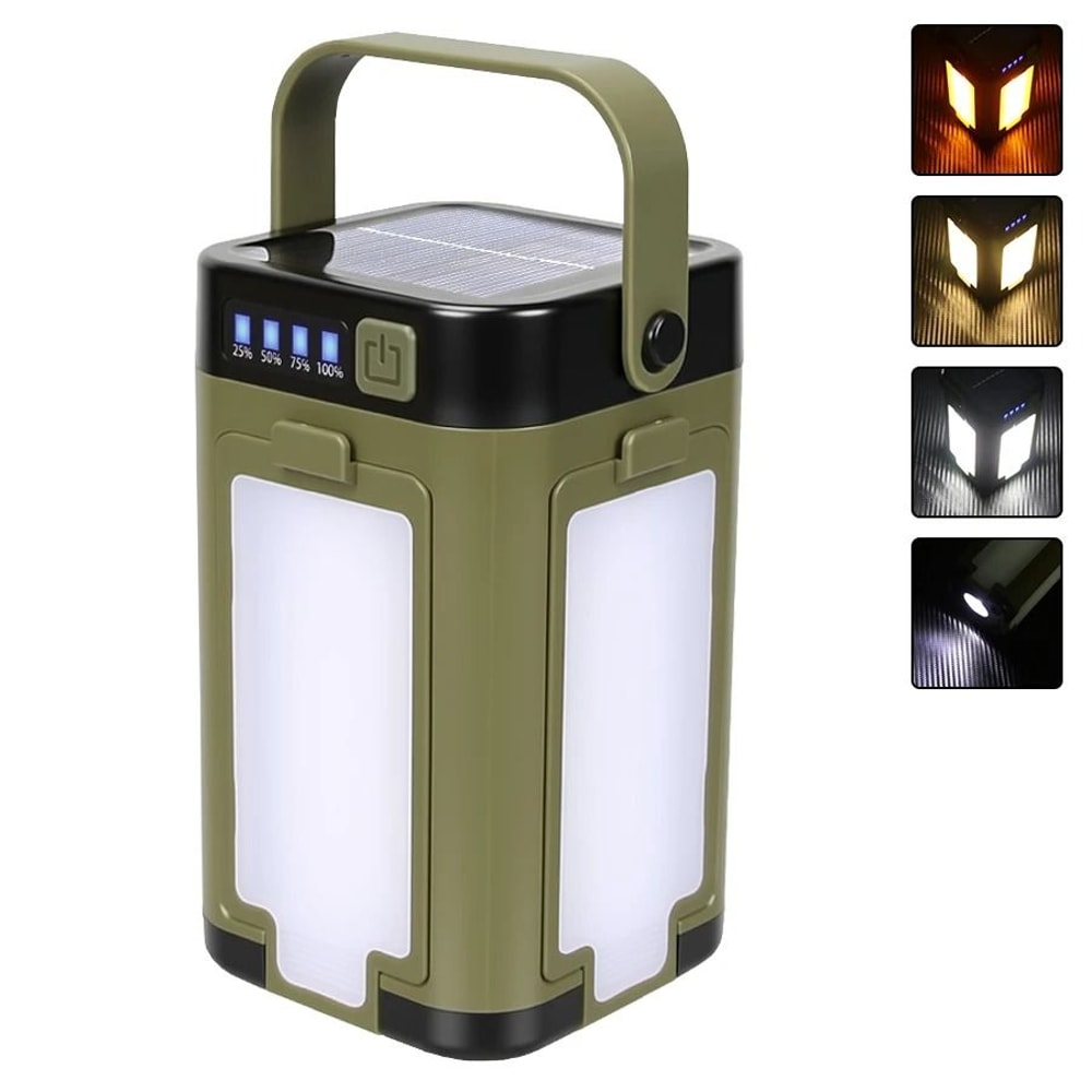 Rechargeable Folding LED Camping Lantern With Solar Charging 7