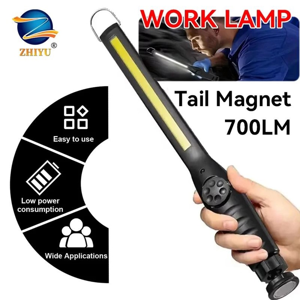 Rechargeable COB LED Magnetic Work Light For Car Repair And Home Use 0
