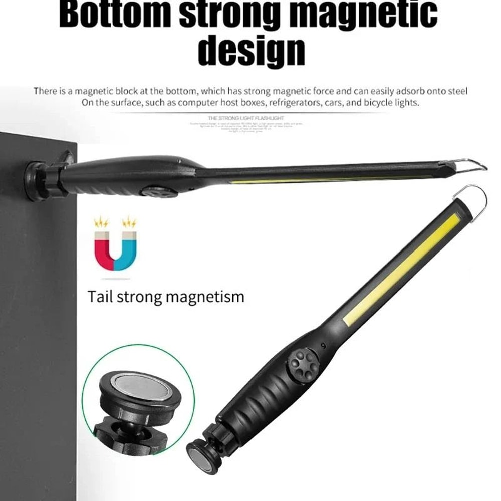 Rechargeable COB LED Magnetic Work Light For Car Repair And Home Use 3