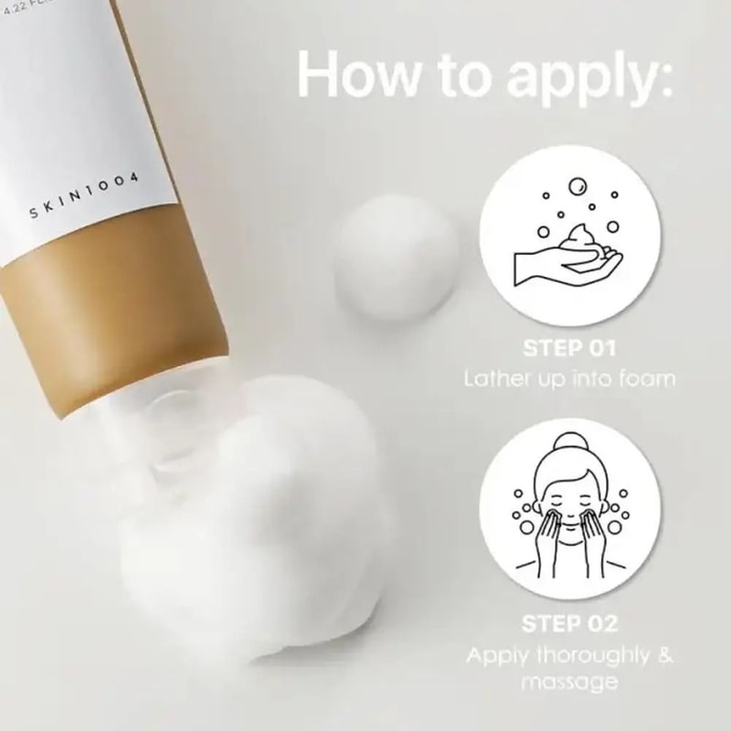 Centella Asiatica Deep Cleansing Foam Facial Cleanser For Oil Control And Soothing Care 5