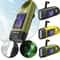 Solar Powered LED Flashlight With Hand Crank For Camping And Emergency Use 0