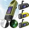 Solar Powered LED Flashlight With Hand Crank For Camping And Emergency Use 0