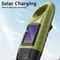 Solar Powered LED Flashlight With Hand Crank For Camping And Emergency Use 2