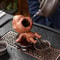 Purple Clay Tea Pet Figurine Decorative Tea Table Ornament 0