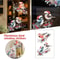 Christmas Bird And Tree Branch Window Static Stickers Set 3