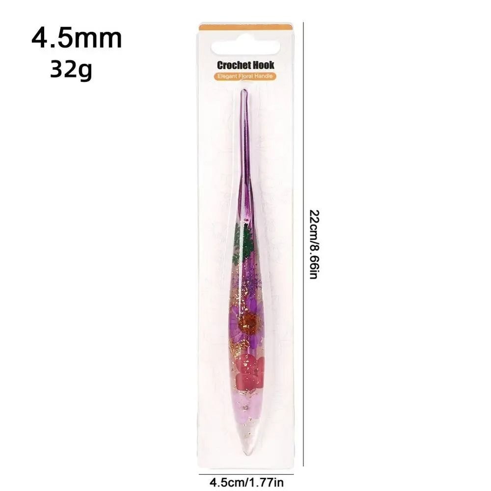 Ergonomic Aluminum Crochet Hook Set With Drip Glue Handle Sizes 20 To 60 Mm 10