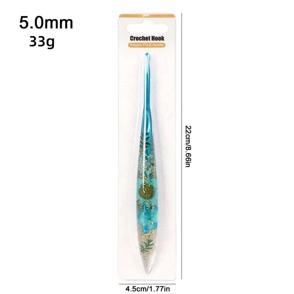 Ergonomic Aluminum Crochet Hook Set With Drip Glue Handle Sizes 20 To 60 Mm 12