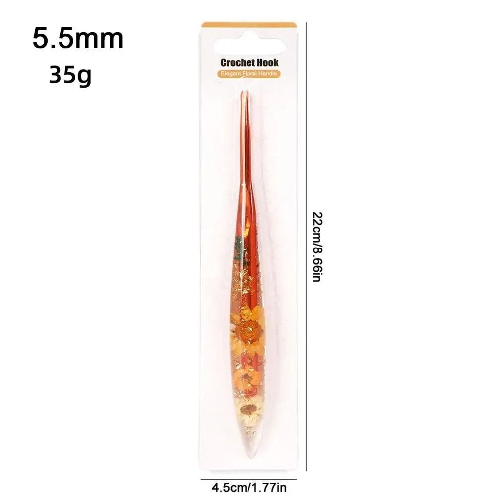 Ergonomic Aluminum Crochet Hook Set With Drip Glue Handle Sizes 20 To 60 Mm 13