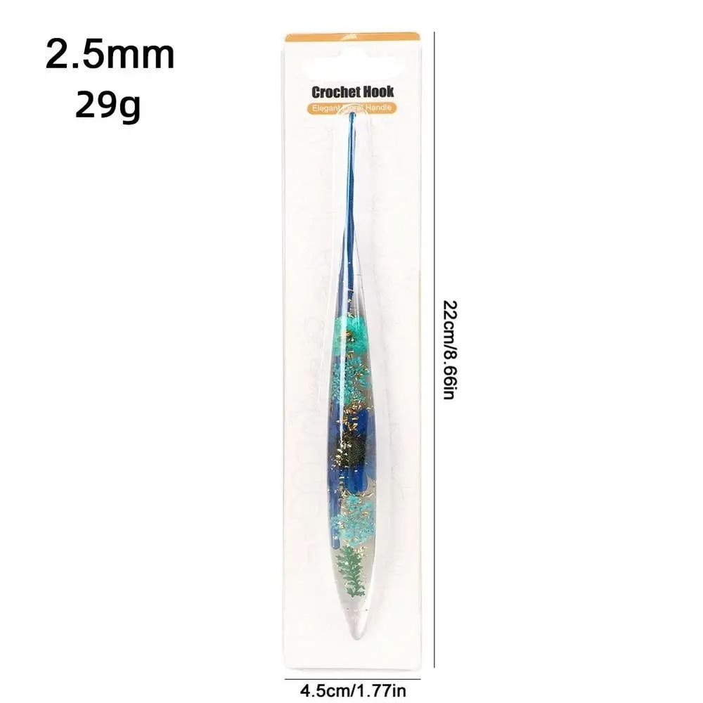 Ergonomic Aluminum Crochet Hook Set With Drip Glue Handle Sizes 20 To 60 Mm 7