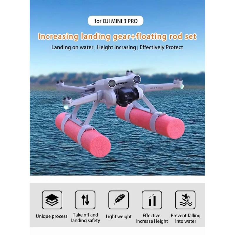 Landing Skid Float Kit For DJI Mini 3 Pro And Mini 4 Pro Water Takeoff Gear 1