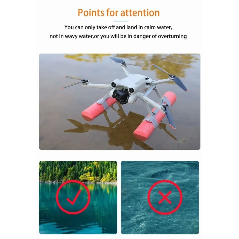 Landing Skid Float Kit For DJI Mini 3 Pro And Mini 4 Pro Water Takeoff Gear 3