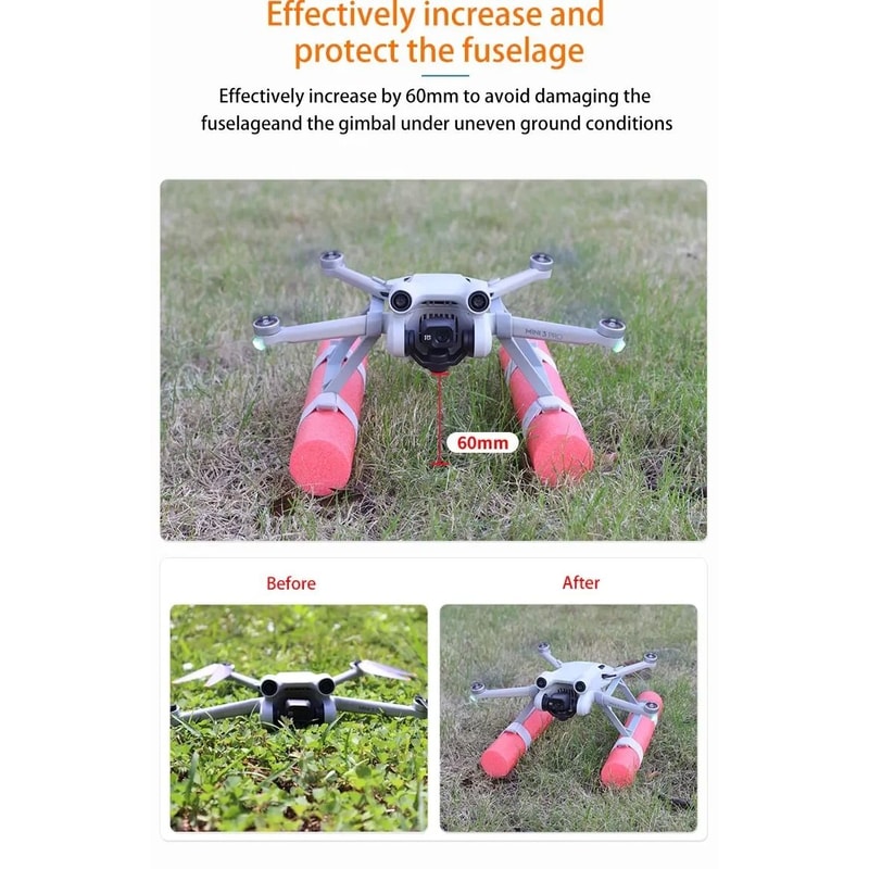 Landing Skid Float Kit For DJI Mini 3 Pro And Mini 4 Pro Water Takeoff Gear 4