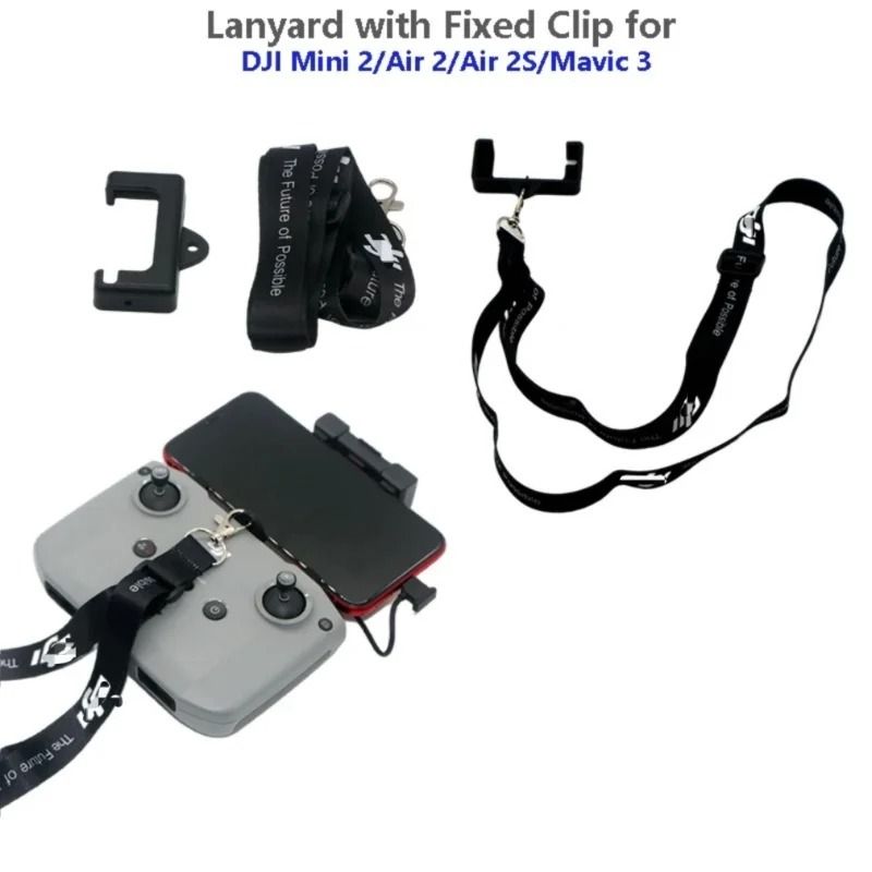 Remote Controller Neck Lanyard Strap With Fixed Clip For DJI Drone Controllers 1