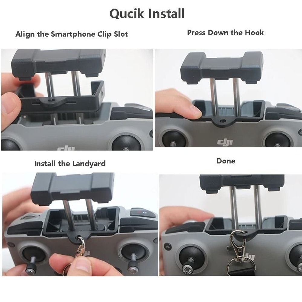 Remote Controller Neck Lanyard Strap With Fixed Clip For DJI Drone Controllers 5