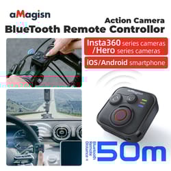 bluetooth action camera remote control for insta360 and gopro cameras