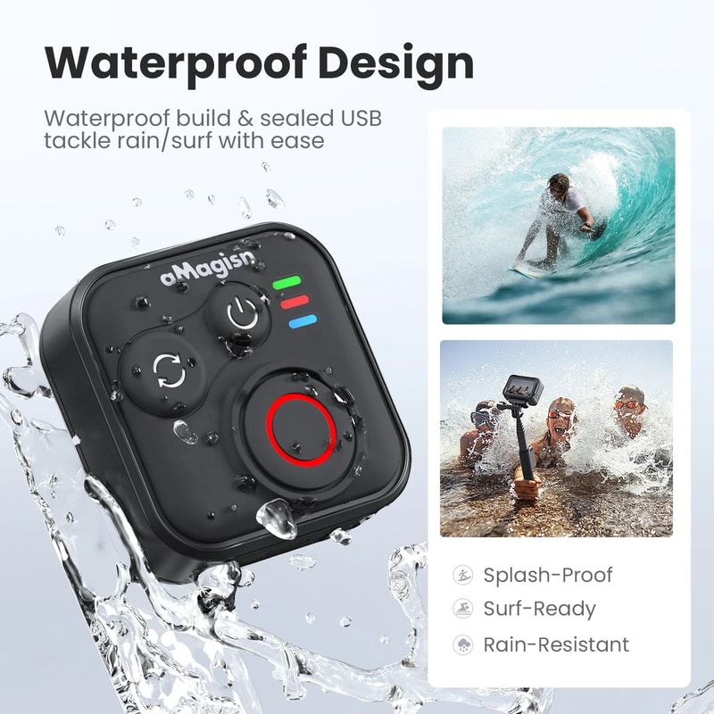 Bluetooth Action Camera Remote Control For Insta360 And GoPro Cameras 2