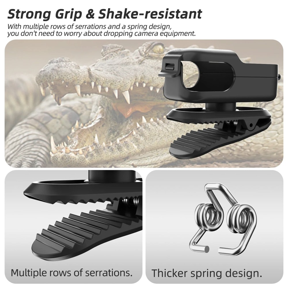 360 Degree Rotating Backpack Clip Mount For DJI Osmo Nano 3