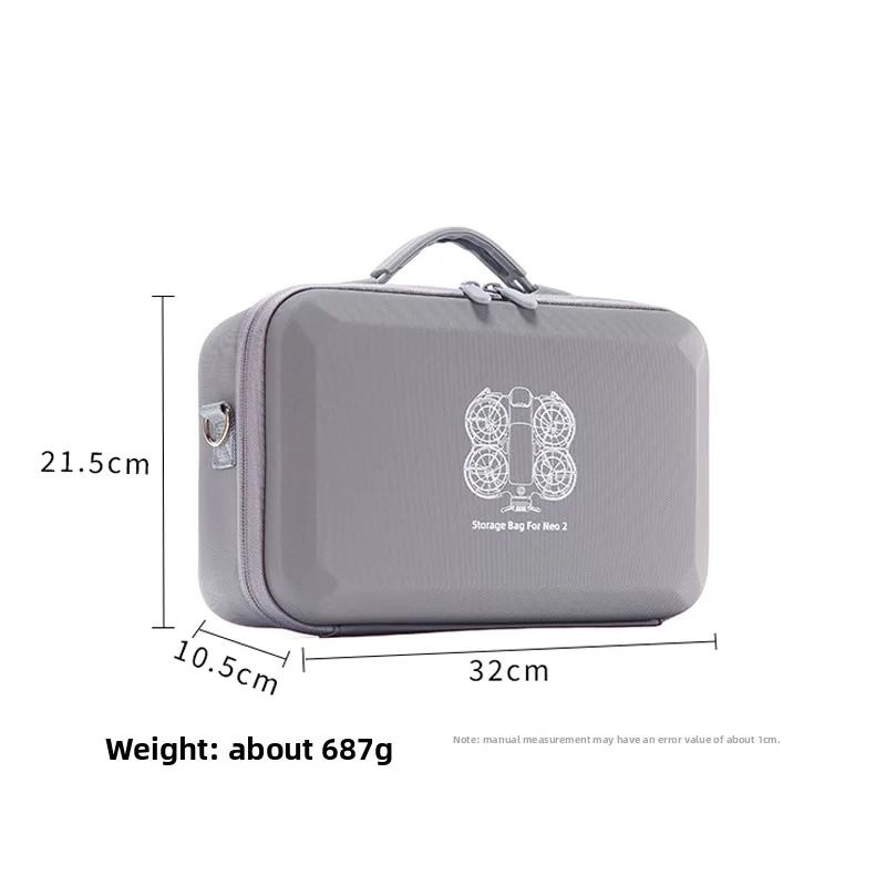 Shockproof Shoulder Carrying Case For DJI Neo 2 With RC N3 And Battery Storage 5