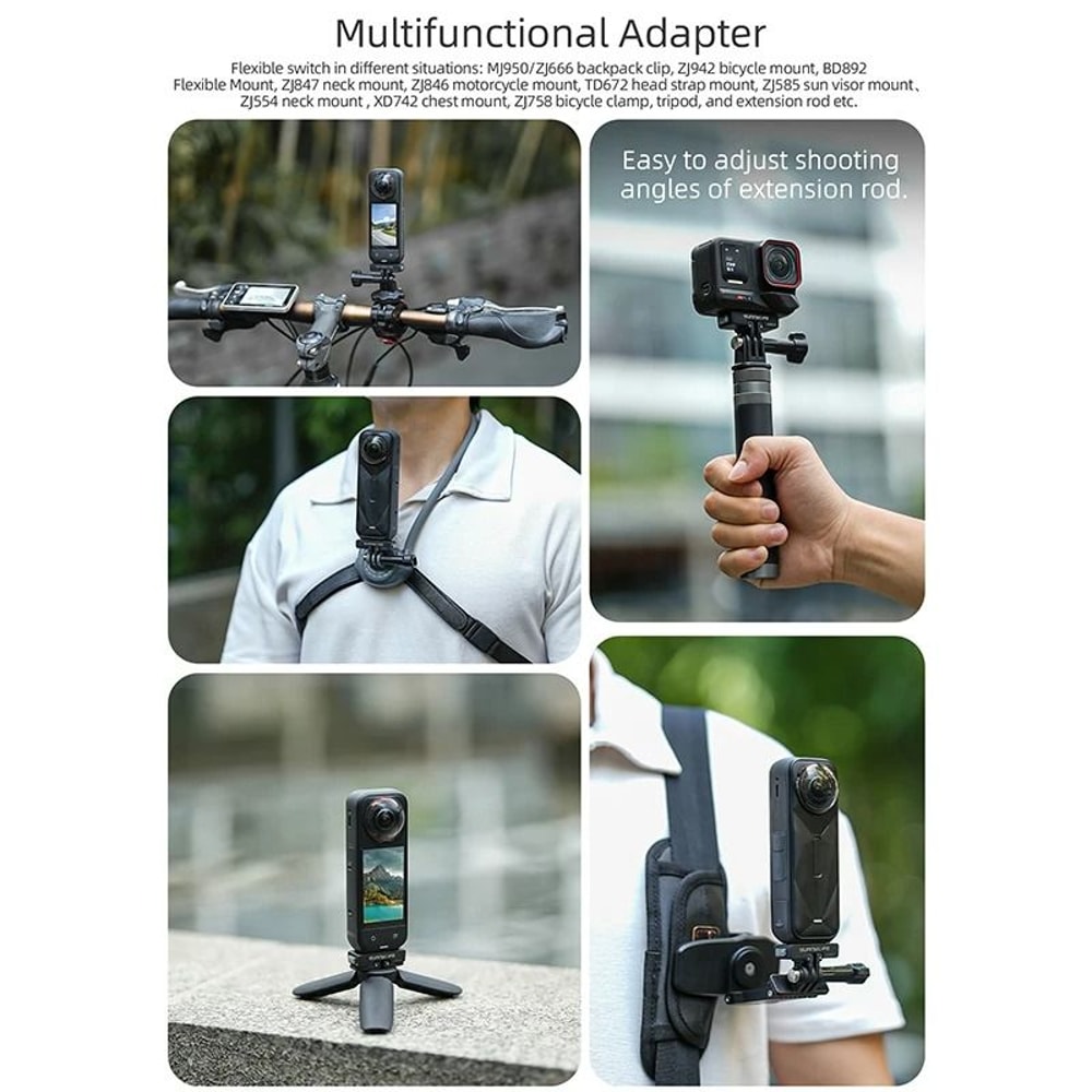 Magnetic Quick Release Base Mount For Insta360 X5 And Ace Pro Cameras 4