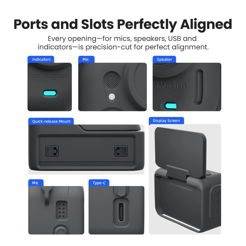 Silicone Protective Camera Case For Insta360 GO Ultra 3