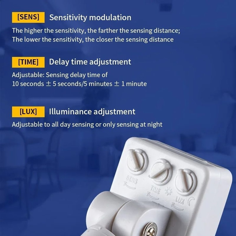 AC Motion Sensor Light Switch PIR Infrared Automatic Detector 110V 220V 2