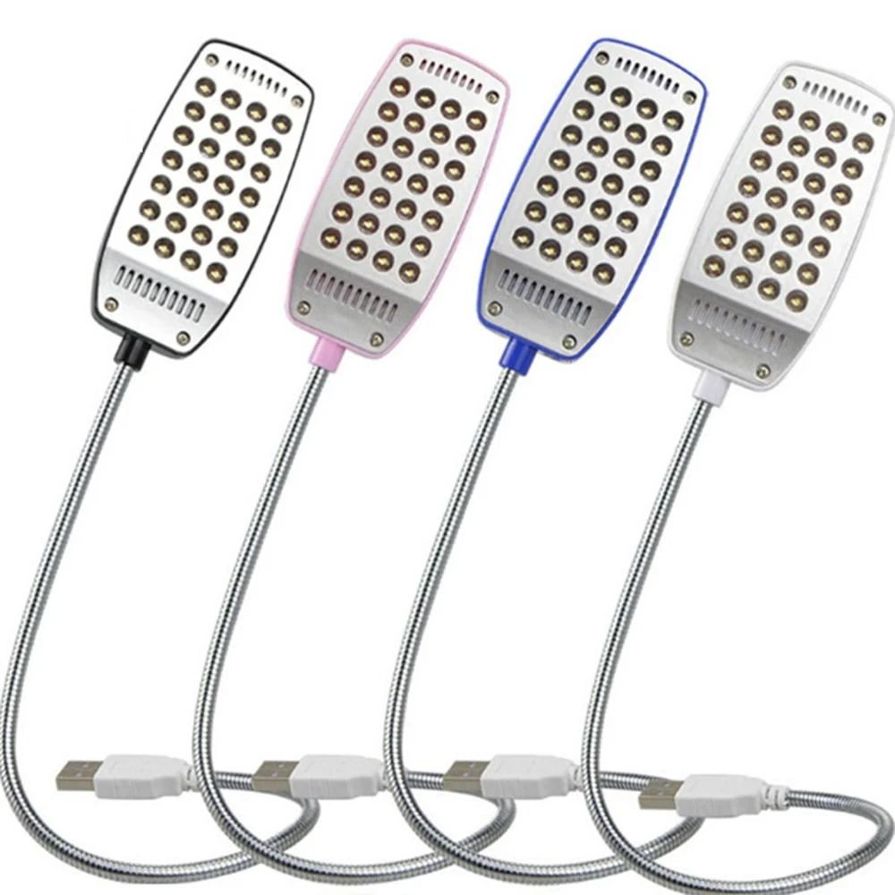 USB LED Book Light With Flexible Neck And Eye Protection 0